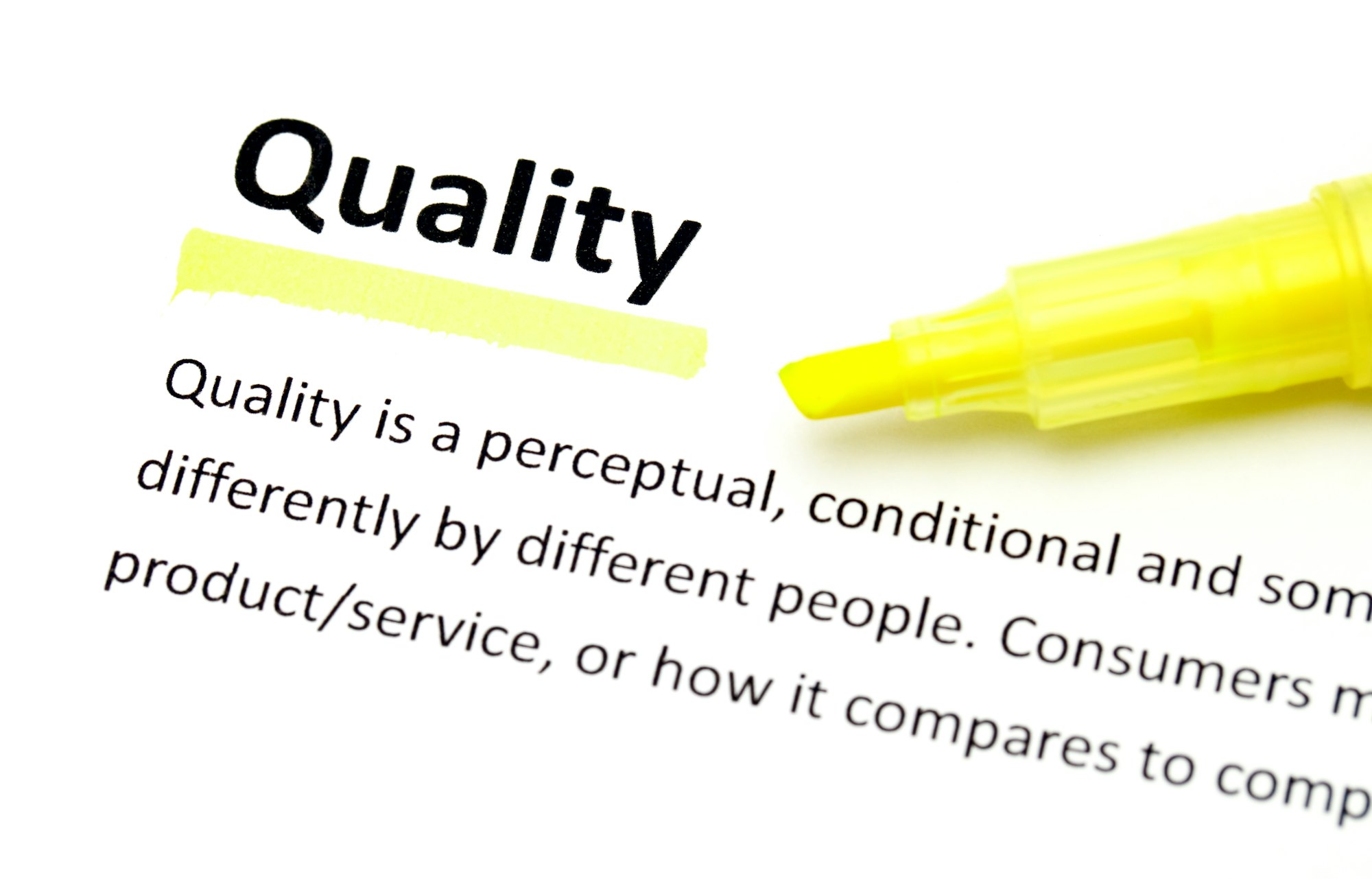 Definition of quality